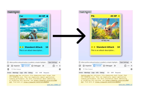 Change monster on click