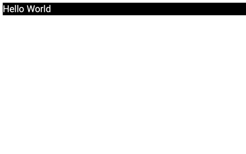 Résultat composant avec css