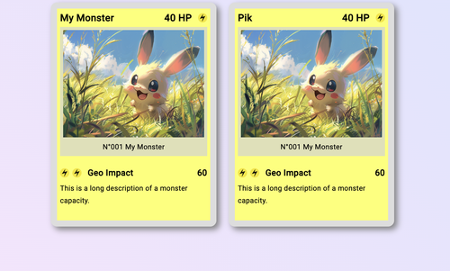 Component Monster - name pik