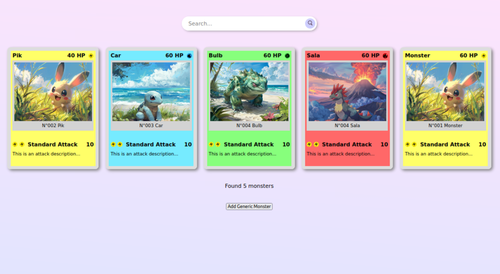 Added generic monster to monster list