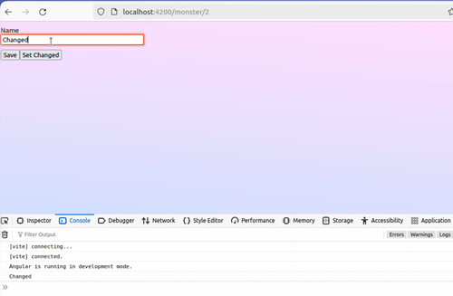 Input linked to formControl