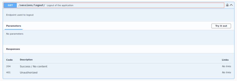Logout API