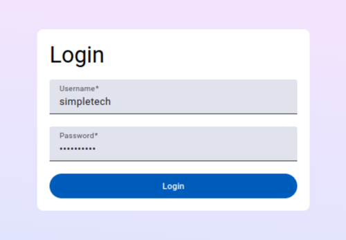 Login Form