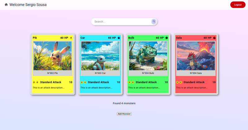 Logout header