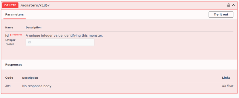 DELETE monsters/id/